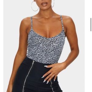 Pretty little thing cheetah bodysuit